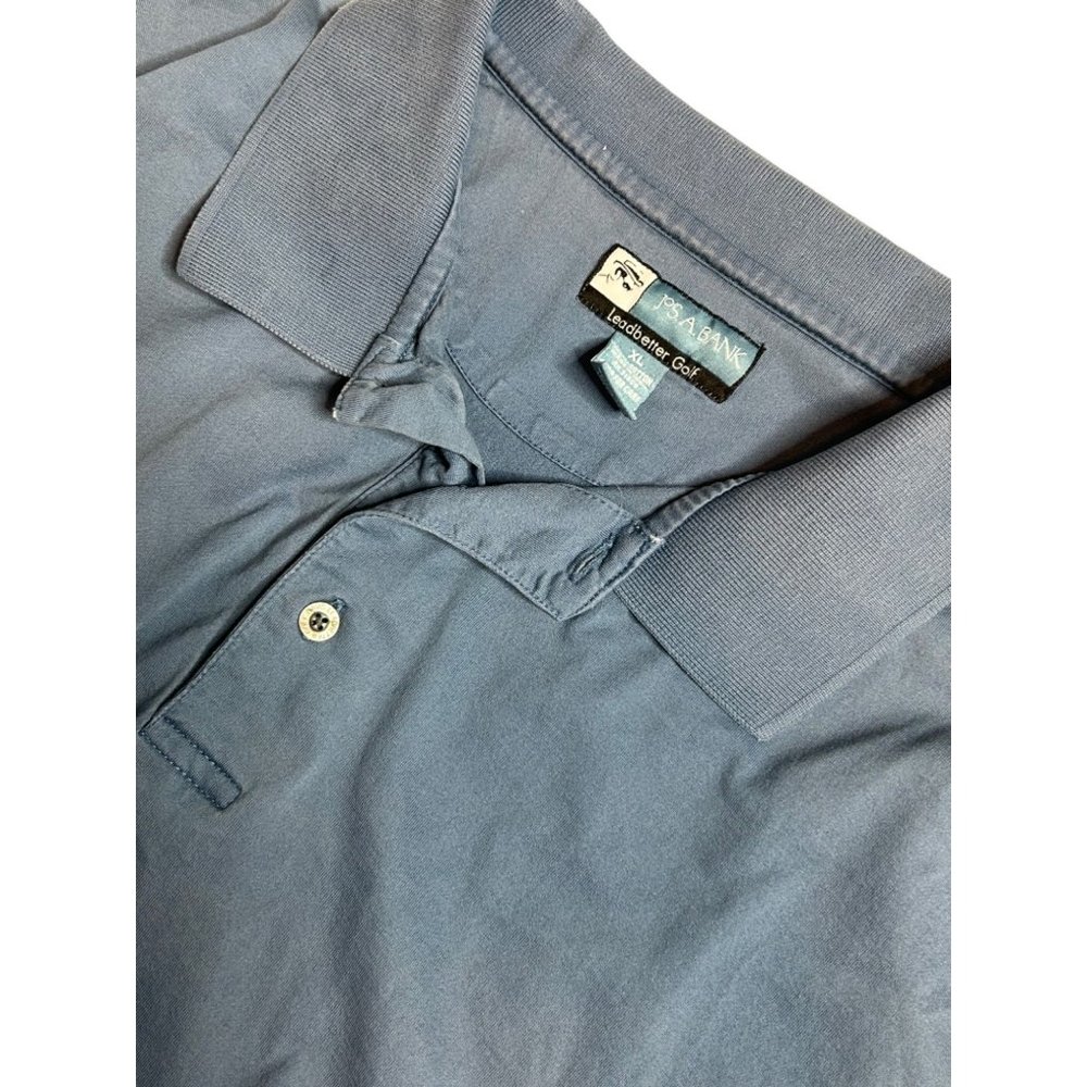 Jos A Bank Leadbetter‎ Golf Blue Size XL Short Sleeve Shirt